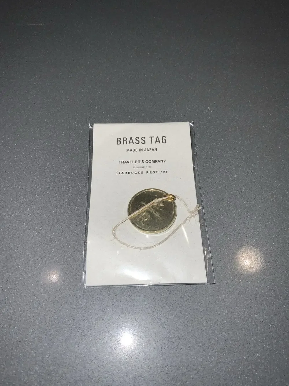 TRAVELER'S company Starbucks Reserve Roastery Tokyo Brass Tag Limited Edition